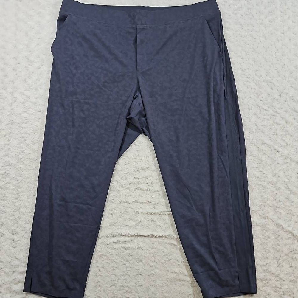 Athleta Womens Size 22 Blue Brooklyn Ankle Pant Lounge Casual Athleisure
